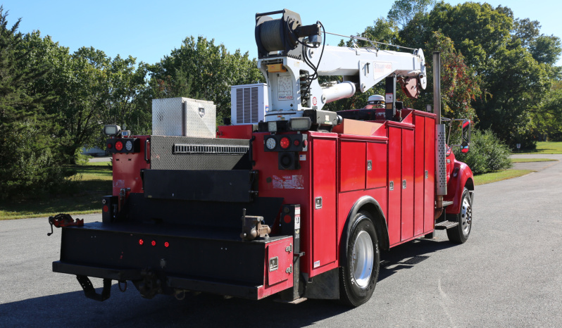 2008 Ford F750, 14′ Stellar Service Body, 14528 Stellar Crane, Cat C7, 206k Miles full
