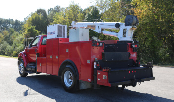 2008 Ford F750, 14′ Stellar Service Body, 14528 Stellar Crane, Cat C7, 206k Miles full