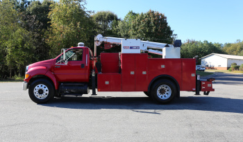 2008 Ford F750, 14′ Stellar Service Body, 14528 Stellar Crane, Cat C7, 206k Miles full