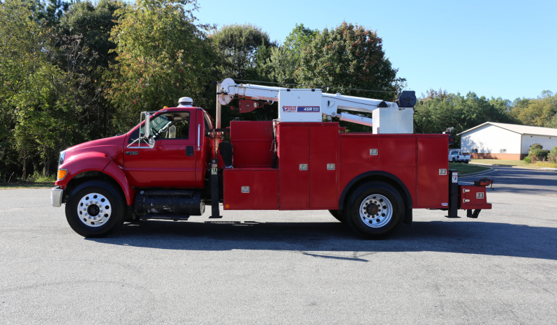 2008 Ford F750, 14′ Stellar Service Body, 14528 Stellar Crane, Cat C7, 206k Miles full