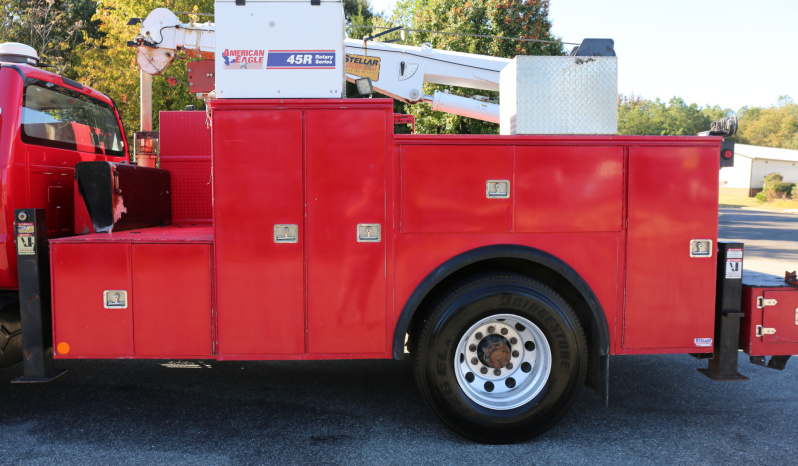 2008 Ford F750, 14′ Stellar Service Body, 14528 Stellar Crane, Cat C7, 206k Miles full