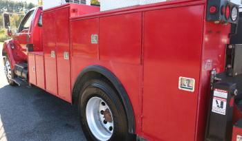 2008 Ford F750, 14′ Stellar Service Body, 14528 Stellar Crane, Cat C7, 206k Miles full