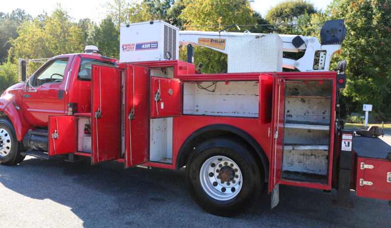 2008 Ford F750, 14′ Stellar Service Body, 14528 Stellar Crane, Cat C7, 206k Miles full