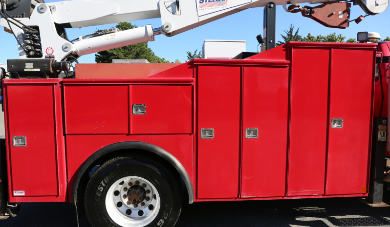 2008 Ford F750, 14′ Stellar Service Body, 14528 Stellar Crane, Cat C7, 206k Miles full