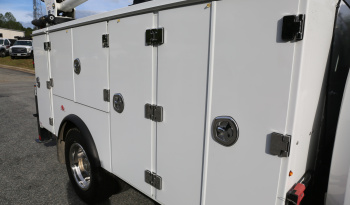 2021 Ford F600 Service Truck, 4WD, 7.3 V8 Gas, Stellar TMAX 11′ Mechanics Bed, 98k Miles, 7621 Crane, Welder, Drawers full