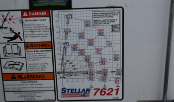 2021 Ford F600 Service Truck, 4WD, 7.3 V8 Gas, Stellar TMAX 11′ Mechanics Bed, 98k Miles, 7621 Crane, Welder, Drawers full