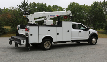 2021 Ford F-550 Service Truck, Extended Cab, 117k Miles, Diesel, Stellar 7621 Crane, 2WD full