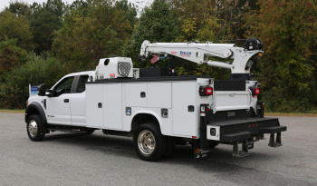 2021 Ford F-550 Service Truck, Extended Cab, 117k Miles, Diesel, Stellar 7621 Crane, 2WD full