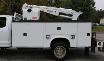 2021 Ford F-550 Service Truck, Extended Cab, 117k Miles, Diesel, Stellar 7621 Crane, 2WD full