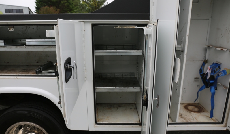 2021 Ford F-550 Service Truck, Extended Cab, 117k Miles, Diesel, Stellar 7621 Crane, 2WD full