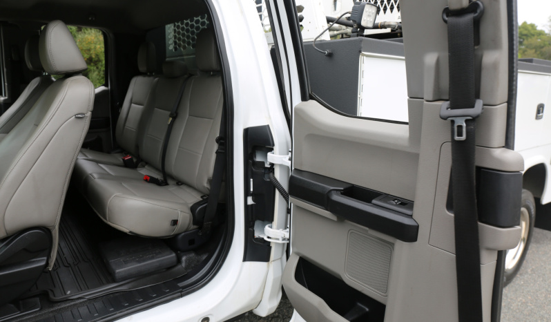 2021 Ford F-550 Service Truck, Extended Cab, 117k Miles, Diesel, Stellar 7621 Crane, 2WD full