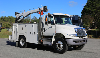 2018 International 4400, Cummins 6.7, Under CDL, Air Ride, 11k Tiger Crane, 11′ STI Service Body, 157k Miles full