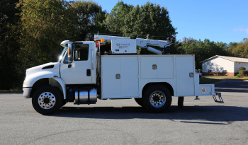 2018 International 4400, Cummins 6.7, Under CDL, Air Ride, 11k Tiger Crane, 11′ STI Service Body, 157k Miles full