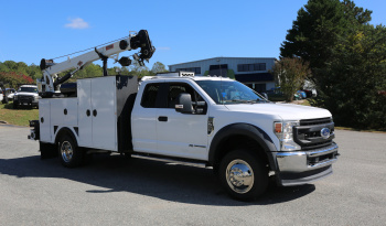 2022 Ford F-550 Service Truck, Extended Cab, IMT 7500-22 Series Crane, 4WD, Diesel, 35k Miles full