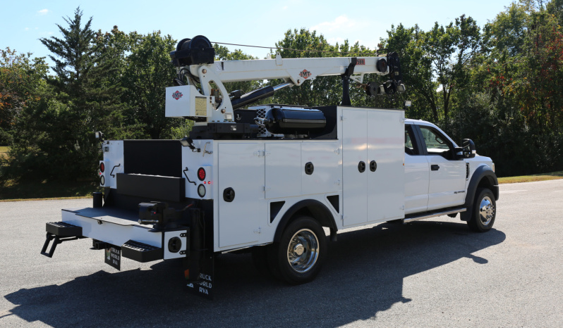 2022 Ford F-550 Service Truck, Extended Cab, IMT 7500-22 Series Crane, 4WD, Diesel, 35k Miles full