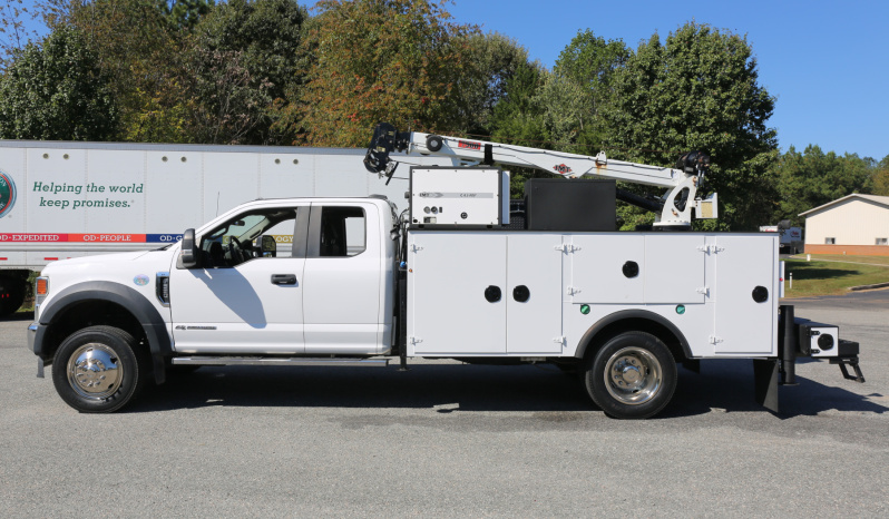 2022 Ford F-550 Service Truck, Extended Cab, IMT 7500-22 Series Crane, 4WD, Diesel, 35k Miles full