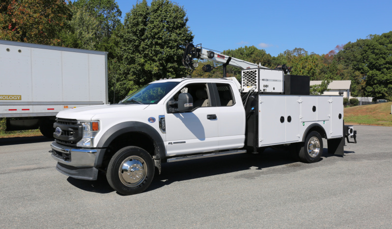 2022 Ford F-550 Service Truck, Extended Cab, IMT 7500-22 Series Crane, 4WD, Diesel, 35k Miles full