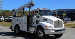 2022 Kenworth T270, Under CDL, Air Ride, Stellar 12630 Crane, 158k Miles, One Owner