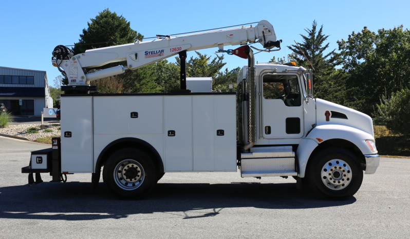 2022 Kenworth T270, Under CDL, Air Ride, Stellar 12630 Crane, 158k Miles, One Owner full