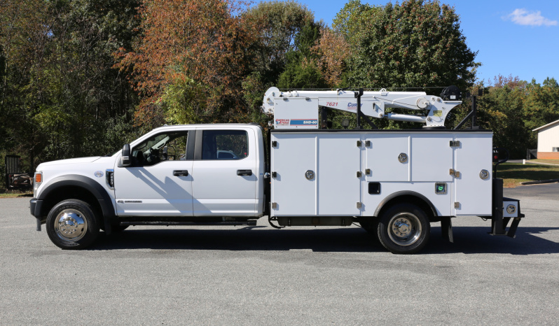 2022 Ford F550 Crew Cab Mechanics Truck, Stellar TMAX Service Body, Drawers, Compressor, 7621 Crane, 46k Miles, 1 Owner full