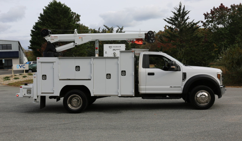 2018 Ford F550 Service Truck, STI Mechanics Body, 8600 Tiger Crane, Compressor, Diesel, 173k Miles full