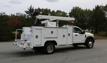 2018 Ford F550 Service Truck, STI Mechanics Body, 8600 Tiger Crane, Compressor, Diesel, 173k Miles full