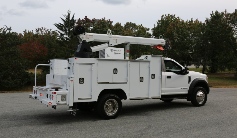 2018 Ford F550 Service Truck, STI Mechanics Body, 8600 Tiger Crane, Compressor, Diesel, 173k Miles full