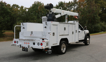 2018 Ford F550 Service Truck, STI Mechanics Body, 8600 Tiger Crane, Compressor, Diesel, 173k Miles full