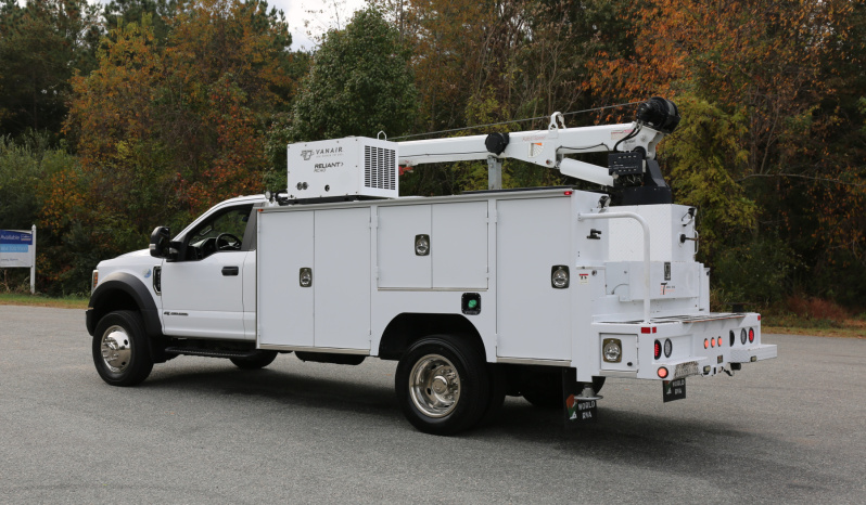 2018 Ford F550 Service Truck, STI Mechanics Body, 8600 Tiger Crane, Compressor, Diesel, 173k Miles full