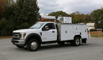 2018 Ford F550 Service Truck, STI Mechanics Body, 8600 Tiger Crane, Compressor, Diesel, 173k Miles full
