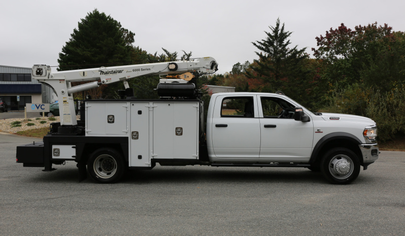 2024 Ram 5500 Service Truck, 4WD, Cummins Diesel, Crew Cab, Maintainer Mechanics Body, 84k Miles, Lincoln Welder full