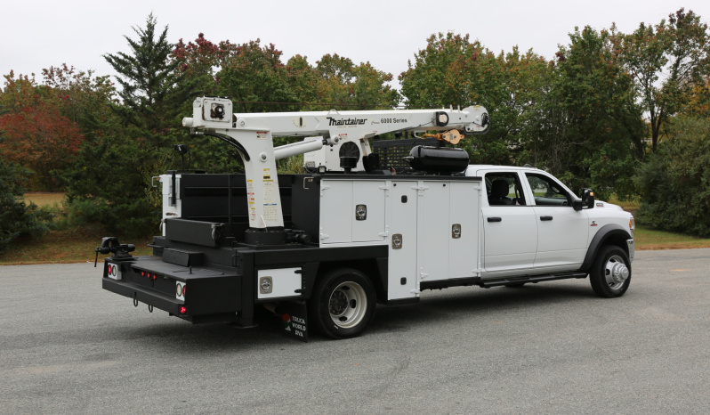 2024 Ram 5500 Service Truck, 4WD, Cummins Diesel, Crew Cab, Maintainer Mechanics Body, 84k Miles, Lincoln Welder full