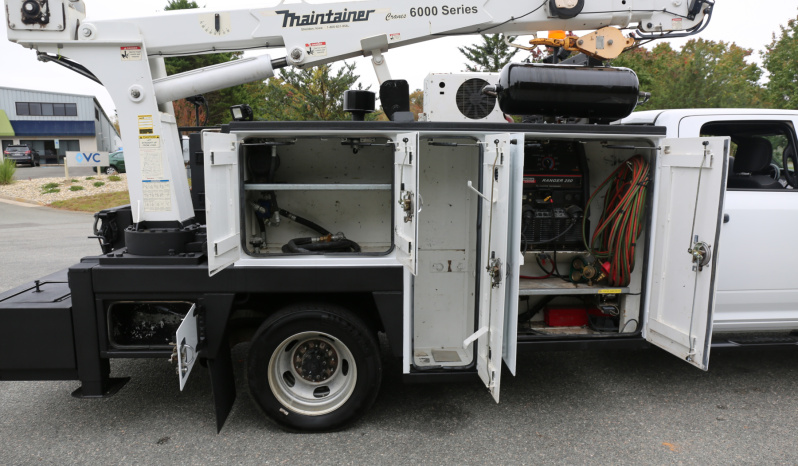 2024 Ram 5500 Service Truck, 4WD, Cummins Diesel, Crew Cab, Maintainer Mechanics Body, 84k Miles, Lincoln Welder full