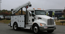 Pending Sale: 2018 Kenworth T370 Mechanics Truck, 90k Miles, 11′ Stellar TMAX Service Body, 12630 Crane, Compressor, Drawers, PX9 Diesel