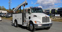 2022 Kenworth T270, 103k Miles, Stellar 12630 Crane, PX7 Diesel