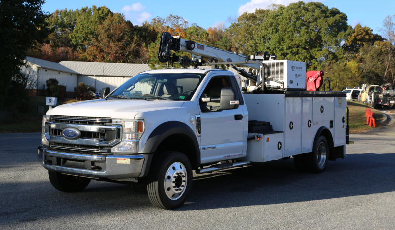 2020 Ford F550 IMT Mechanics Truck, 170k Miles, Diesel, Drawers, Compressor, Weld Deck, 7500-22 Crane full