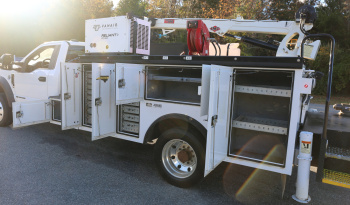2020 Ford F550 IMT Mechanics Truck, 170k Miles, Diesel, Drawers, Compressor, Weld Deck, 7500-22 Crane full