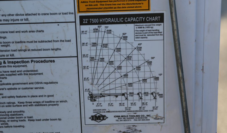 2020 Ford F550 IMT Mechanics Truck, 170k Miles, Diesel, Drawers, Compressor, Weld Deck, 7500-22 Crane full