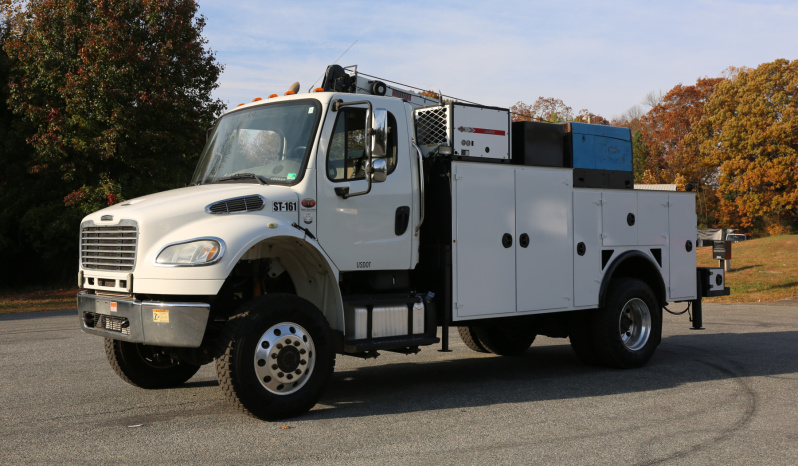 2013 Freightliner M2, 4×4, Cummins ISC Diesel, 6 Speed, 185k Miles, IMT 14′ Mechanics Body, 10,000-30 IMT Crane, Miller Welder full