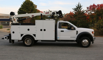 2022 Ford F600 Service Truck, Diesel, 105k Miles, 4WD, IMT 7500-22 Series Crane, Compressor, Drawers full