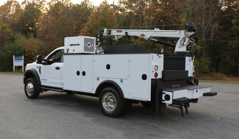 2022 Ford F600 Service Truck, Diesel, 105k Miles, 4WD, IMT 7500-22 Series Crane, Compressor, Drawers full