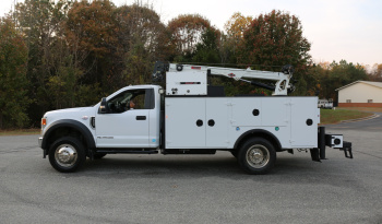 2022 Ford F600 Service Truck, Diesel, 105k Miles, 4WD, IMT 7500-22 Series Crane, Compressor, Drawers full
