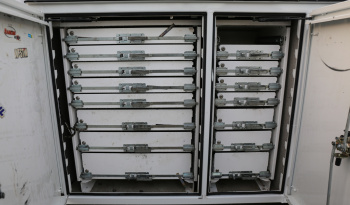 2022 Ford F600 Service Truck, Diesel, 105k Miles, 4WD, IMT 7500-22 Series Crane, Compressor, Drawers full