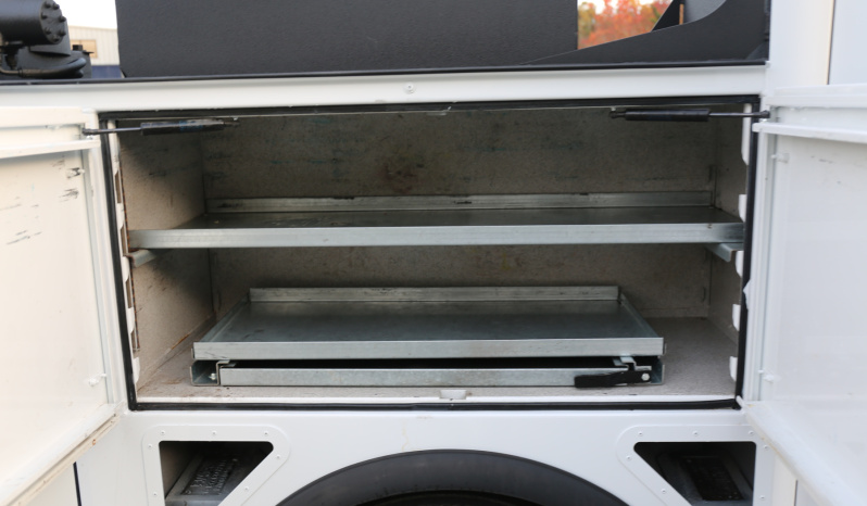 2022 Ford F600 Service Truck, Diesel, 105k Miles, 4WD, IMT 7500-22 Series Crane, Compressor, Drawers full