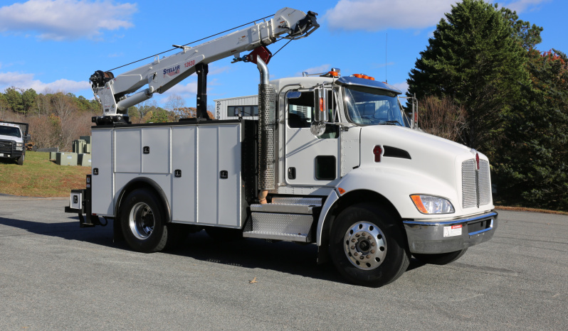2022 Kenworth T270 Mechanics Truck, Stellar 12630 Crane, 103k Miles, Under CDL, Air Ride, PX7 Diesel full