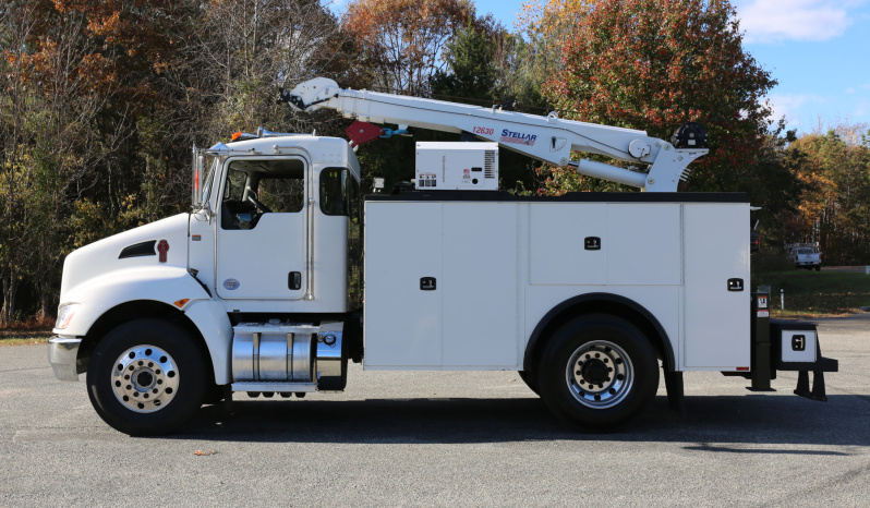 2022 Kenworth T270 Mechanics Truck, Stellar 12630 Crane, 103k Miles, Under CDL, Air Ride, PX7 Diesel full