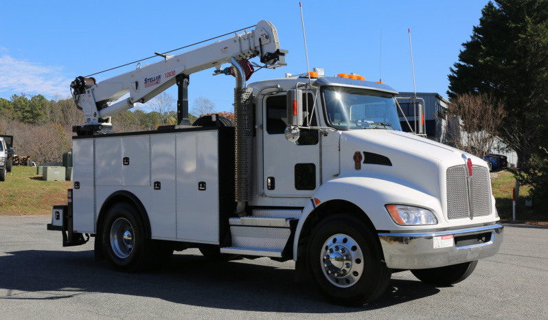 2022 Kenworth T270 Mechanics Truck, 150k Miles, Stellar 12630 Crane, Under CDL, Air Ride full