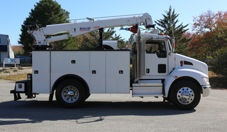 2022 Kenworth T270 Mechanics Truck, 150k Miles, Stellar 12630 Crane, Under CDL, Air Ride full