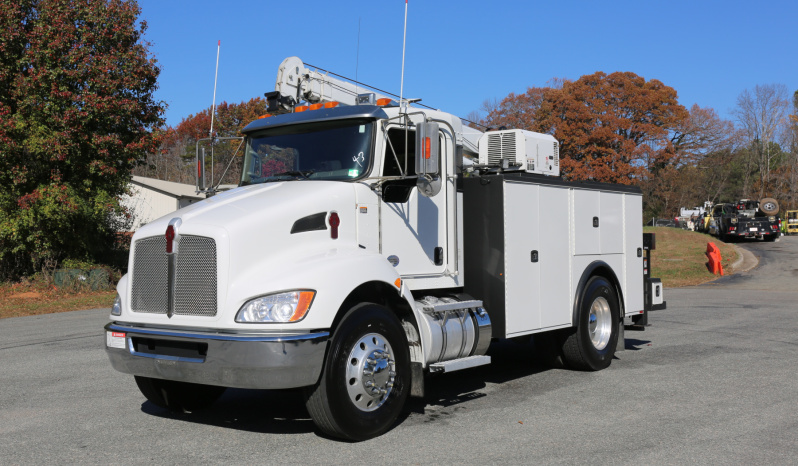 2022 Kenworth T270 Mechanics Truck, 150k Miles, Stellar 12630 Crane, Under CDL, Air Ride full