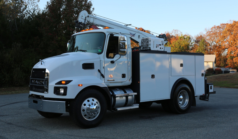 2023 Mack MD6 Service Truck, Stellar 12630 Crane, Cummins Diesel, 93k Miles, Under CDL full